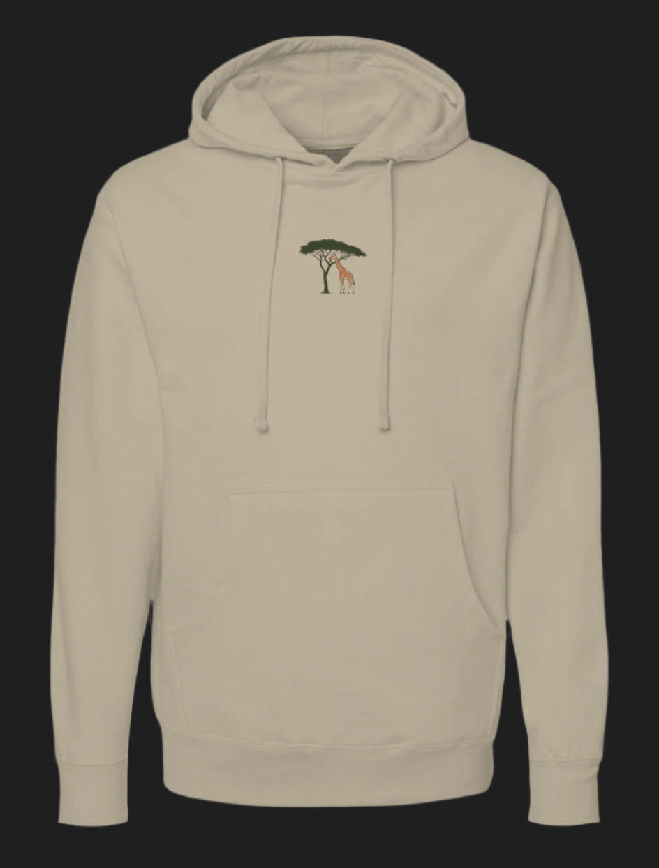Wilderness Midweight Hoodie - Giraffe Edition