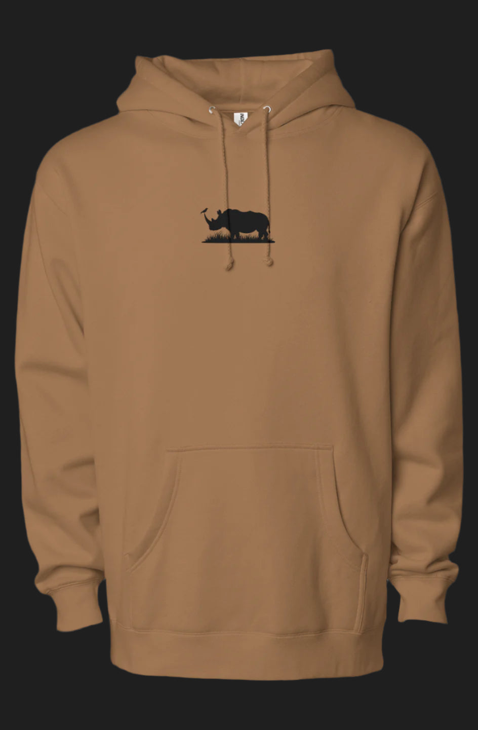 Grasslands Essentials - Black Rhino Hoodie