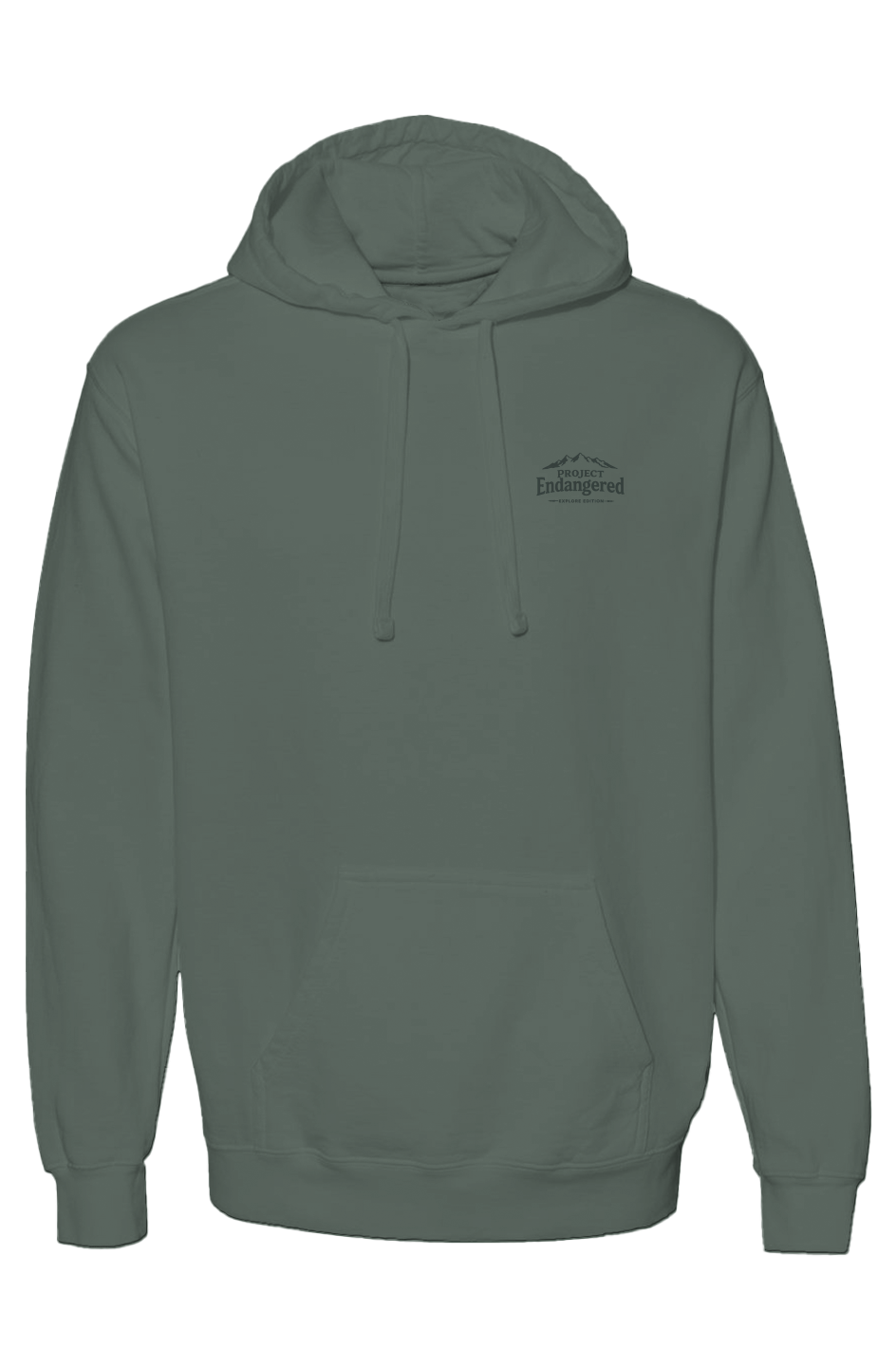 Garment-Dyed Hooded Sweatshirt