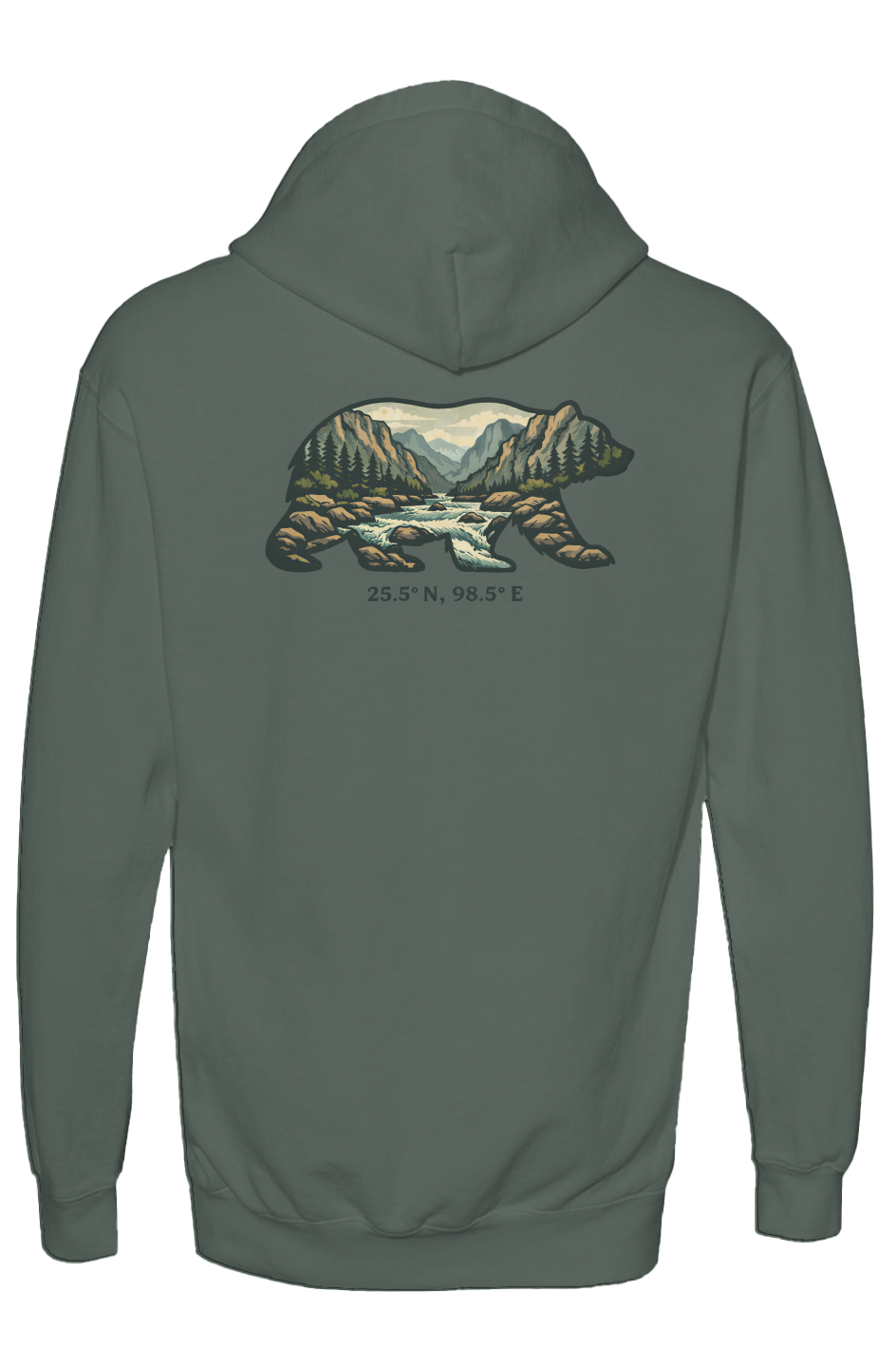 Garment-Dyed Hooded Sweatshirt
