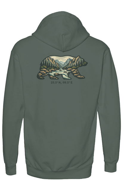 Garment-Dyed Hooded Sweatshirt