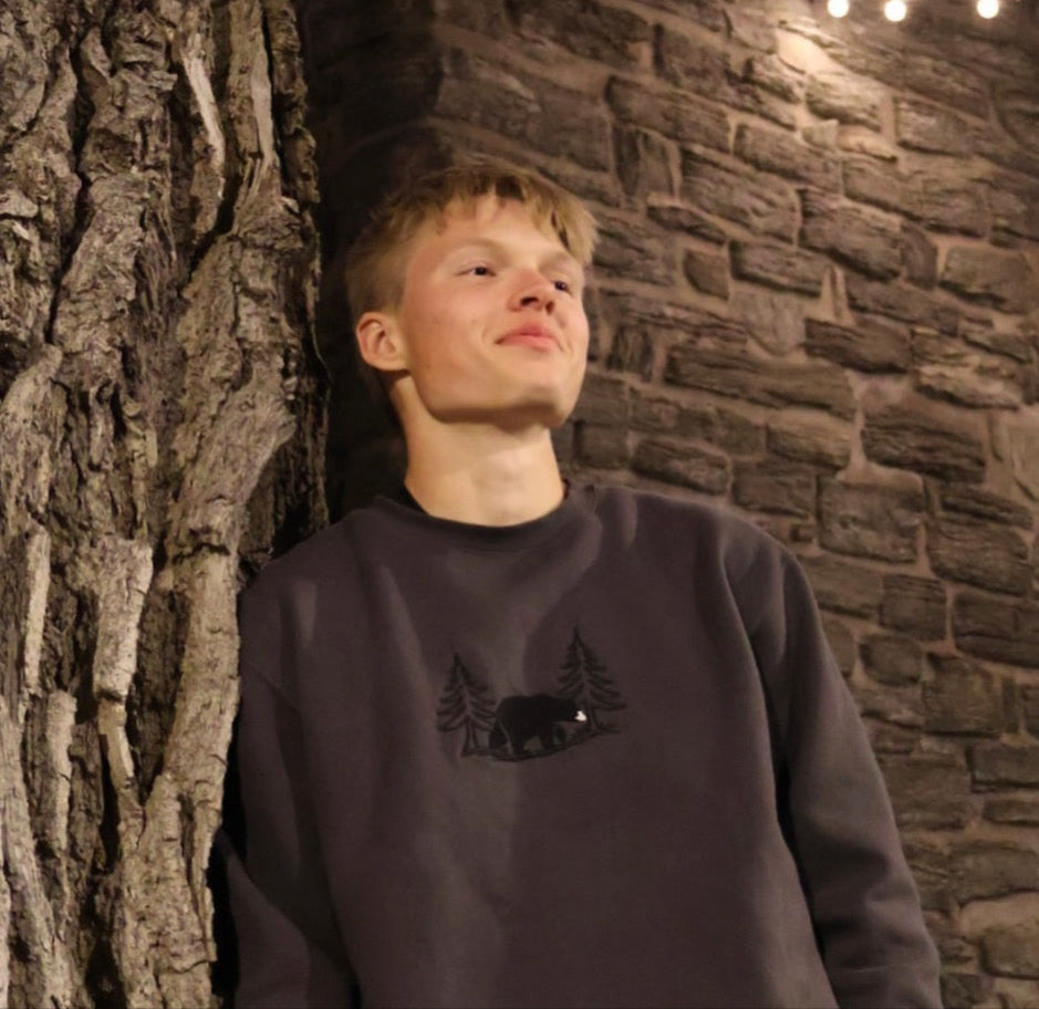 Alpine Crewneck - Black Bear Edition