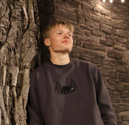 Alpine Crewneck - Black Bear Edition